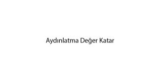 Aydınlatma Değer Katar