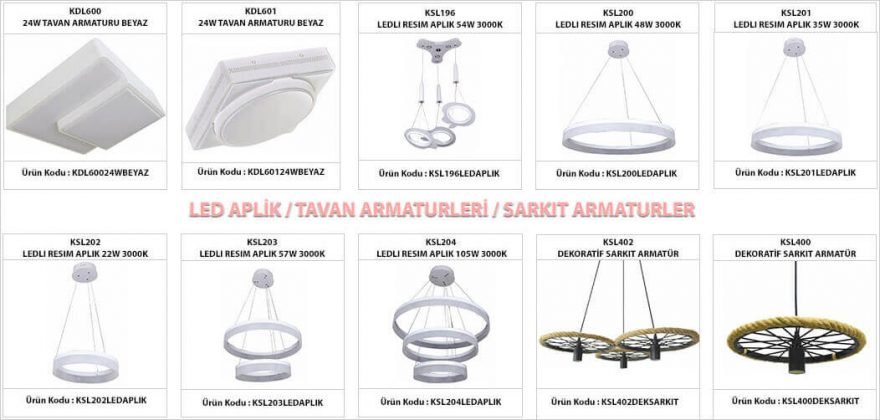 led-aplik-tavan-armaturleri-ve-sarkit-armatur-gorselleri