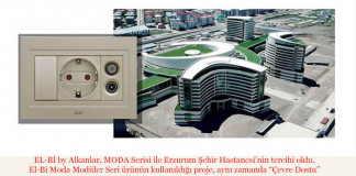 Erzurum Şehir Hastanesi’nin Tercihi: El-Bi Moda Modüler Seri elbi-anahtar-priz-erzurum-devlet-hastahanesinde