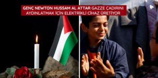 Genç Newton Hussam Al Attar Gazze Çadırını Aydınlatmak İçin Elektrikli Cihaz Üretiyor genc-newton-hussam-al-attar-gazze-cadirini-aydinlatmak-icin-elektrikli-cihaz-uretiyor