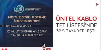 untel-kablo-tet-listesinde-otuzikinci-siraya-yerlesti