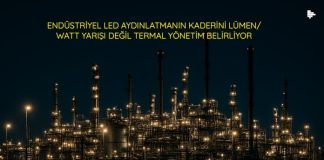 Endüstriyel LED Aydınlatmanın Kaderini Lümen/Watt Yarışı Değil, Termal Yönetim Belirliyor