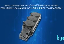 Byes, Dayanıklılık Ve Güvenliği Bir Arada Sunan 1/16 Kauçuk Üçlü Grup Priz’i Piyasada