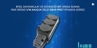 Byes, Dayanıklılık Ve Güvenliği Bir Arada Sunan 1/16 Kauçuk Üçlü Grup Priz’i Piyasada
