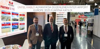 Üntel Kablo Almanya’da Düzenlenen İnter Airport Europe 2025 Fuarı’na Katıldı