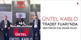 Üntel Kablo TRADEF Fuarı’nda Sektörün İlgi Odağı Oldu