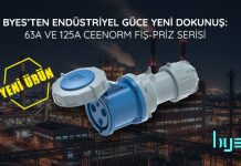 Byes’ten Endüstriyel Güce Yeni Dokunuş: 63a ve 125a Ceenorm Fiş-Priz Serisi